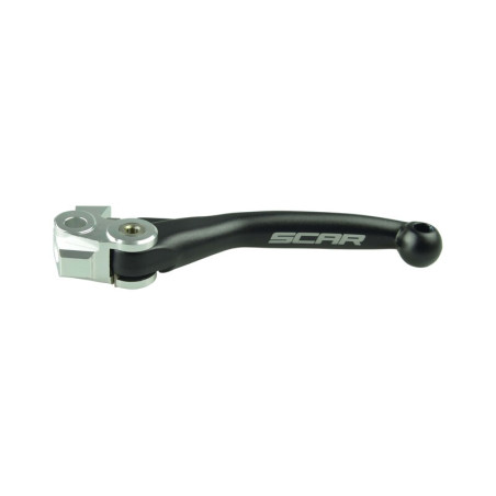 SCAR Clutch Lever Foldable Black for GAS GAS EC 250, EC 300, ECF 250, ECF 350 and HUSQVARNA FE 250, FE 350, FE 450, FE 501
