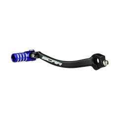 Pedal de cambio SCAR - Negro / Puntera azul para YAMAHA WRF 450, YZ 250, YZF 450 y FANTIC XEF 250, XEF 450, XXF 250