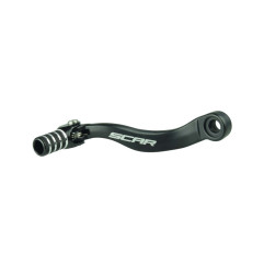 SCAR Schalthebel Schwarz/Endstück Schwarz für KTM EXCF 450, EXCF 500, HUSQVARNA FC 450, FE 450 und GAS GAS MCF 450 2016-2023