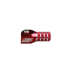 SCAR Gear Shift Lever Black/Red Endpiece for HONDA CRF 150 2007-2027