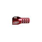 Pedal de cambio SCAR - Negro / Puntera roja para HONDA CRF 150 de 2007 a 2027