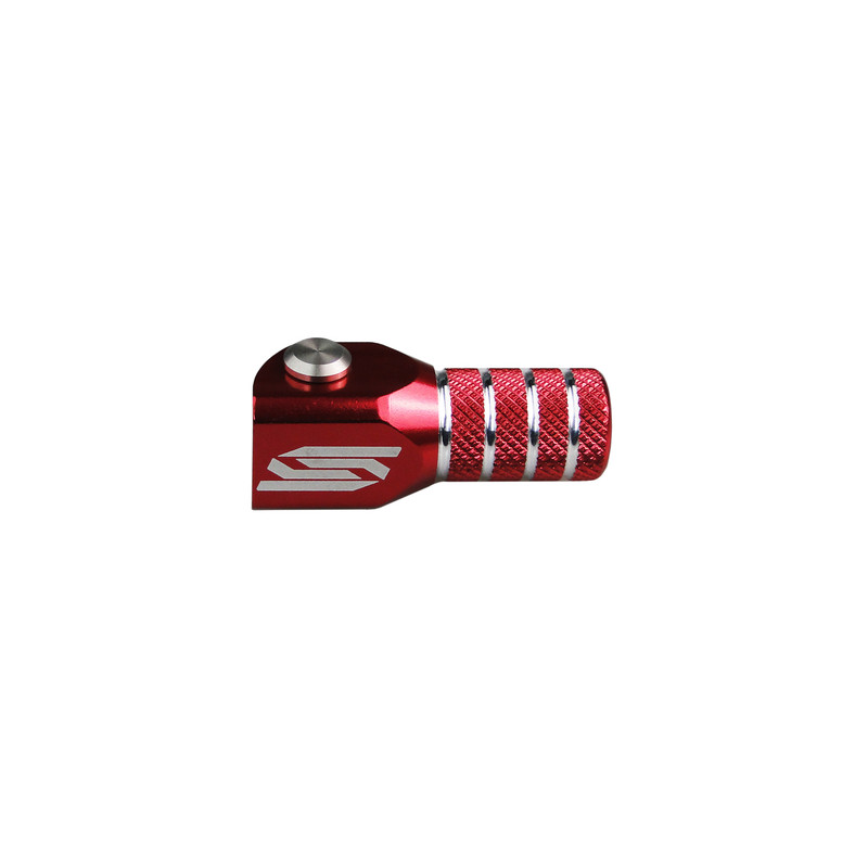SCAR Schalthebel Schwarz/Endstück Rot für HONDA CRF 450, CRF 450 X 2008-2016