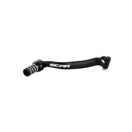 SCAR Schalthebel Schwarz/Endstück Schwarz für KAWASAKI KX 250, KX 250 X, KXF 250 2009-2027