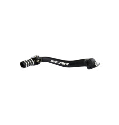 Pedal de cambio SCAR - Negro / Puntera negra para KAWASAKI KX 450, KX 450 X, KXF 450 de 2016 a 2027