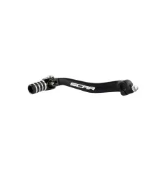 Sélecteur de vitesse SCAR noir mat/embout noir pour KAWASAKI KX 450, KX 450 X, KXF 450 de 2016 à 2027
