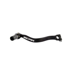 Pedal de cambio SCAR - Negro / Puntera negra para SUZUKI RM 85 de 2002 a 2023