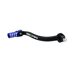 Pedal de cambio SCAR - Negro / Puntera azul para YAMAHA WR 250, WRF 250, YZ 250, YZF 250, YZF 450 de 2014 a 2016