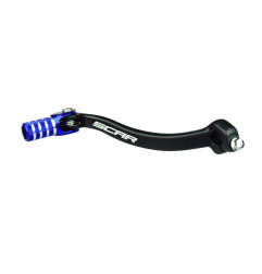 Pedal de cambio SCAR - Negro / Puntera azul para YAMAHA WRF 250, WRF 450, YZ 250 X, YZF 250, YZF 450 de 2017 a 2019