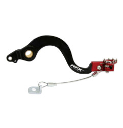 RFX Pro Series Flexi-Tip Rear Brake Lever - Black/red for HONDA CRF 150 2007-2027