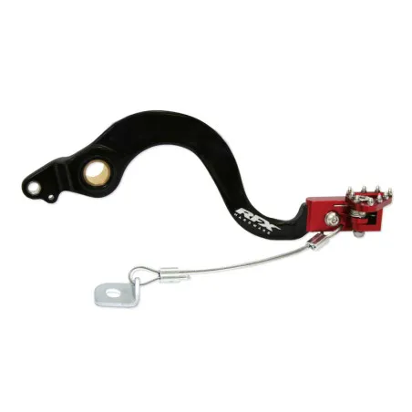 RFX Pro Series Flexi-Tip Rear Brake Lever - Black/red for HONDA CRF 150 2007-2027