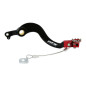Pédale de frein RFX Pro Series - embout repliable - noir/rouge pour HONDA CRF 250 de 2004 à 2009