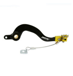 RFX Pro Series ST Bremshebel hinten - schwarz/gelb für SUZUKI RM 125 2001-2008