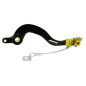 Pédale de frein RFX Pro Series - embout fixe - noir/jaune pour SUZUKI RM 125, RM 250 de 2001 à 2008
