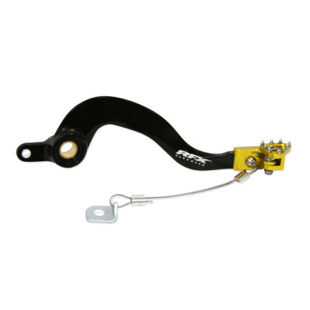 RFX Pro Series FT Bremshebel hinten - schwarz/gelb für SUZUKI RMZ 250, RMZ 450 2005-2012