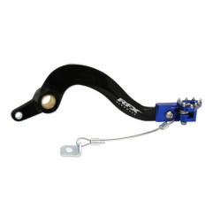 RFX Pro Series Flexi-Tip Rear Brake Lever - Black/blue for YAMAHA WRF 250, YZF 250 and FANTIC XEF 250, XEF 450, XXF 250