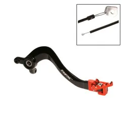RFX Pro Series Flexi-Tip Rear Brake Lever - Black/orange for KTM SX 85 and HUSQVARNA TC 85 2003-2017