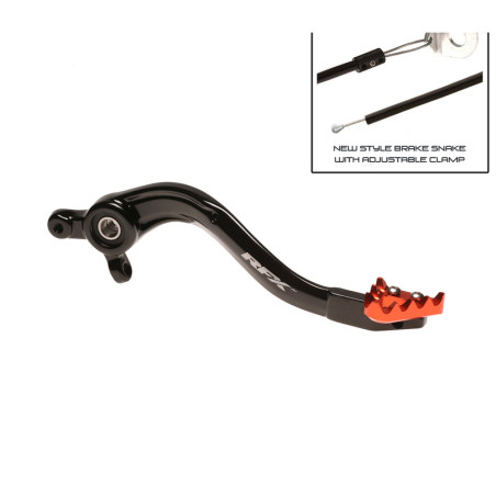 Pedal de freno trasero RFX Pro Series - punta fija para KTM SX 125, SX 150, SXF 250 y HUSQVARNA FC 250, FC 350, FC 450 de 2016
