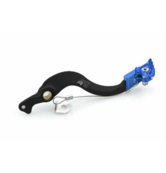 ART Factory Brake Pedal Black Anodized Aluminium/Blue Tip for HUSQVARNA TC 85, KTM SX 85 and GAS GAS MC 85 2018-2025