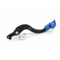 ART Factory Brake Pedal Black Anodized Aluminium/Blue Tip para HUSQVARNA TC 85, KTM SX 85 y GAS GAS MC 85 de 2018 a 2025