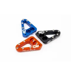 Puntera pedal de freno S3 Hard Rock azul para GAS GAS EC 200, EC 250, BETA RR 125, RR 250 y SHERCO SEF 250, SEF 300