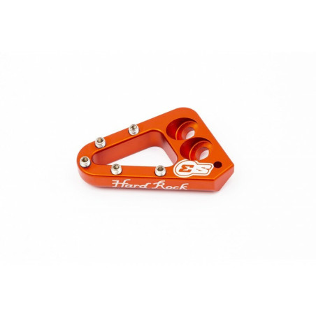 Puntera pedal de freno S3 Hard Rock rojo para GAS GAS EC 200, EC 250, BETA RR 125, RR 250 y SHERCO SEF 250, SEF 300