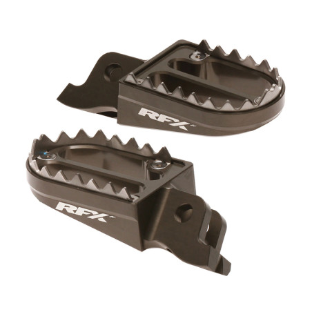 RFX Pro Series Shark Teeth Footrests for KAWASAKI KX 250, KX 250 X, KX 450, KXF 250, KXF 450 2006-2027