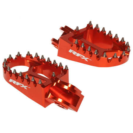 RFX Pro Series CNC-Aluminium Fußrasten - orange für KTM EXC 200, EXC 250, EXC 300, SX 250, SX 65 1998-2023