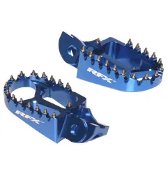 RFX Pro Series CNC-Aluminium Fußrasten - blau für HUSQVARNA FC 350, FC 450, FE 250 und GAS GAS MC 85, MCF 250, MCF 450 2016-2025