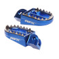 RFX Pro Series Shark Teeth Footrests - Blue for HUSQVARNA FC 350, FC 450, FE 250 and GAS GAS EC 250, MCF 250, MCF 450 2016-2025 RFX Pro Series Shark Teeth Footrests - Blue for HUSQVARNA FC 350, FC 450, FE 250 and GAS GAS EC 250, MCF 250, MCF 450 2016-2025
