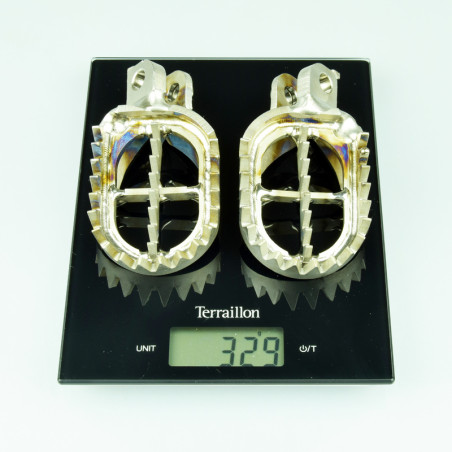 Repose-pieds SCAR Gripper - Titane pour KTM SX 50, SHERCO SEF 250, BETA XTRAINER 300 et HUSQVARNA TC 50 de 1998 à 2027