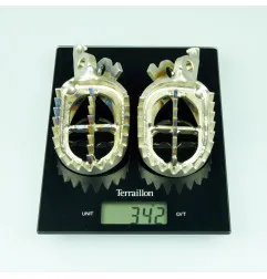 Estriberas SCAR Gripper - Titanio para HONDA CRF 150, CRF 250, CRF 250 X, CRF 450, CRF 450 X de 2002 a 2027