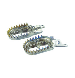 Repose-pieds SCAR Gripper - Titane pour KAWASAKI KX 250, KX 250 X, KX 450, KXF 250, KXF 450 de 2006 à 2027
