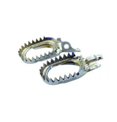 SCAR Anti-Mud Footpegs Titanium for KAWASAKI KX 250, KX 250 X, KX 450, KXF 250, KXF 450 2006-2027