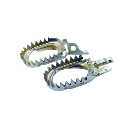 SCAR Anti-Mud Footpegs Titanium for KAWASAKI KX 250, KX 250 X, KX 450, KXF 250, KXF 450 2006-2027