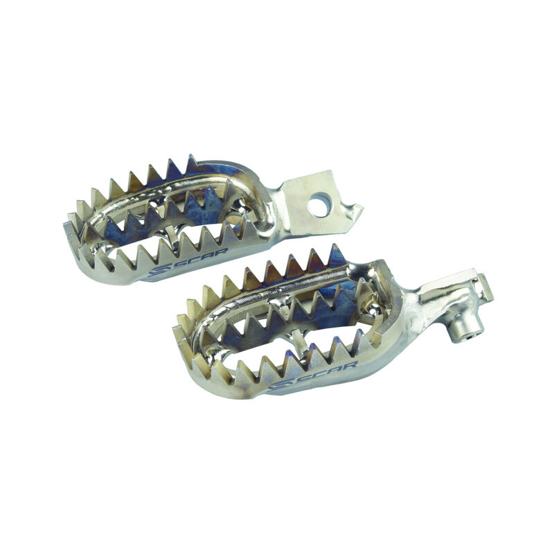 Repose-pieds SCAR Gripper - Titane pour SUZUKI RMX 450, RMZ 250, RMZ 450 de 2008 à 2027