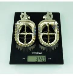 SCAR Titanium Fußrasten Gripper für SUZUKI RMX 450, RMZ 250, RMZ 450 2008-2027