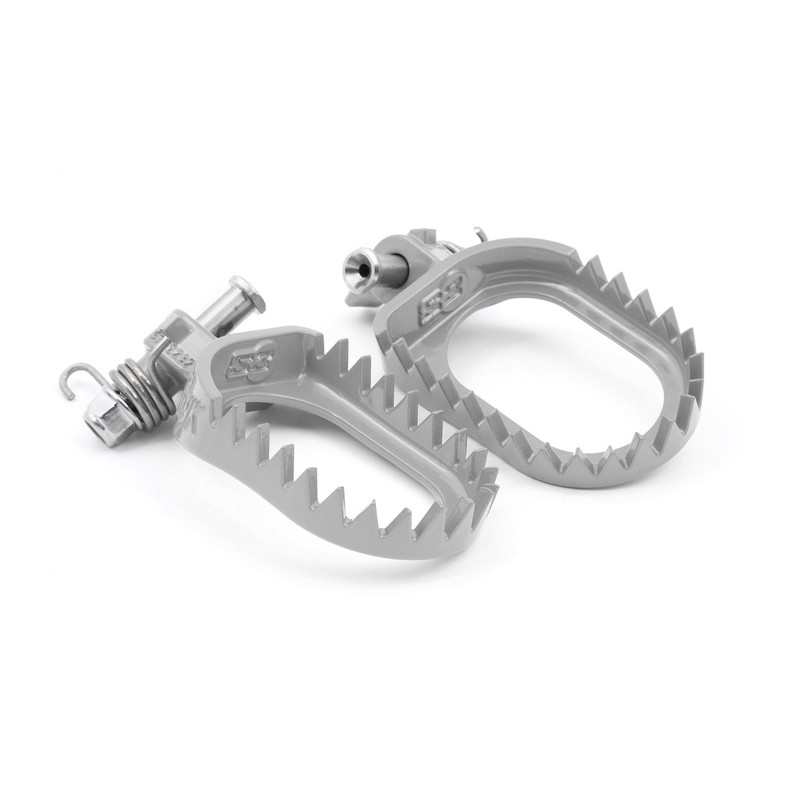 Repose-pied S3 Punk acier pour KTM EXC 125, EXC 200, GAS GAS EC 200, EC 250, BETA RR 250, RR 450 et HUSQVARNA FE 250, FE 350