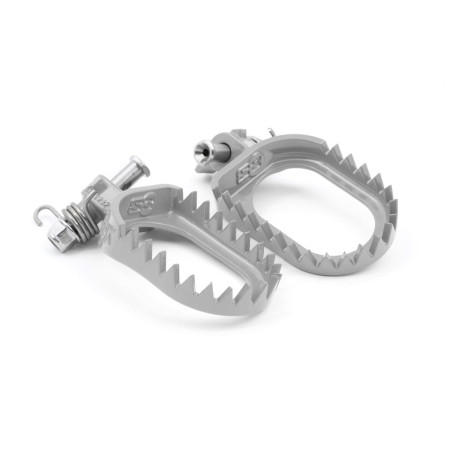 Repose-pied S3 Punk acier pour KTM EXC 125, EXC 200, GAS GAS EC 200, EC 250, BETA RR 250, RR 450 et HUSQVARNA FE 250, FE 350