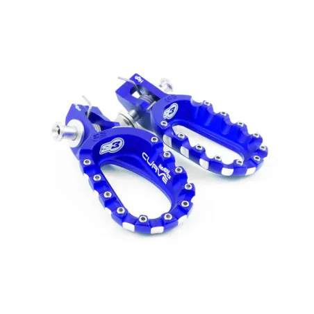 S3 Curve High Footrests for KTM EXC 250, EXCF 250, SXF 250, HUSQVARNA FE 250, FE 350, FE 450 and GAS GAS ECF 250, MCF 250