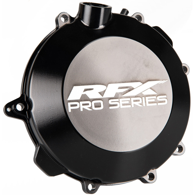 Cubierta de embrague RFX Pro (H/A negro) para HUSQVARNA TC 250, TE 250, TE 300, KTM EXC 250, SX 250 y GAS GAS EC 250, MC 250