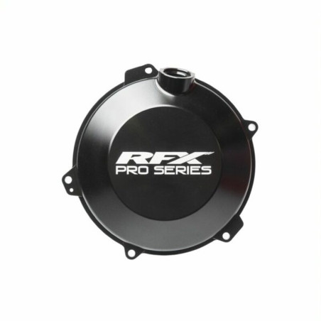 Couvre-carter d’embrayage RFX Pro (Anodisé dur noir) pour HUSQVARNA FC 450, FE 450, KTM RALLY 450, SXF 450 et GAS GAS MCF 450