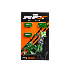 RFX Factory eloxiertes Styling-Kit - grün für KAWASAKI KX 250, KX 250 X, KX 450, KX 450 X, KXF 250 2019-2027