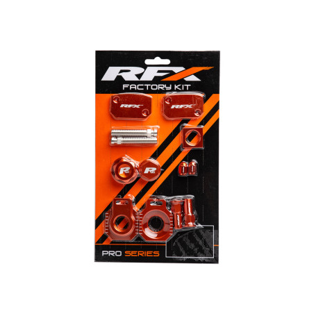 Kit d'habillage anodisé RFX Factory - orange pour KTM EXC 250, EXCF 250, EXCF 350, EXCF 450, EXCF 500 de 2012 à 2023