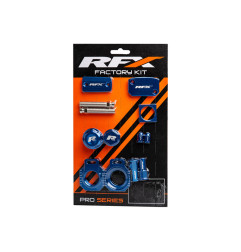 Kit anodizado de estética RFX Factory - Brembo - azul para HUSQVARNA FC 250, FC 350, FC 450, TC 125, TC 250 de 2015 a 2021