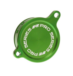 Tapa de filtro de aceite RFX Pro Series - verde para KAWASAKI KXF 450 de 2006 a 2015