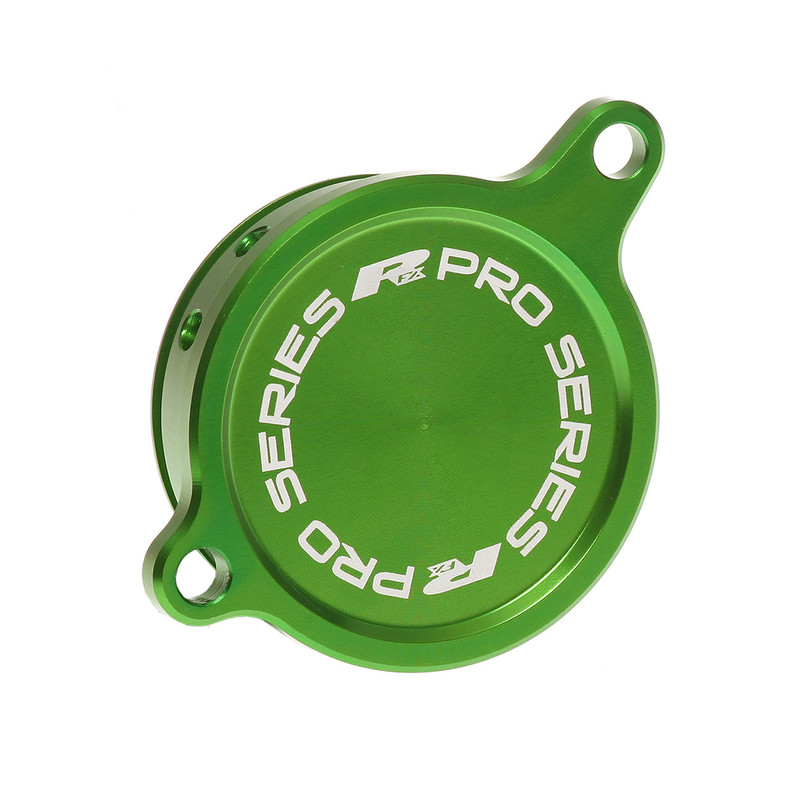RFX Pro Series Ölfilterdeckel - grün für KAWASAKI KXF 450 2006-2015