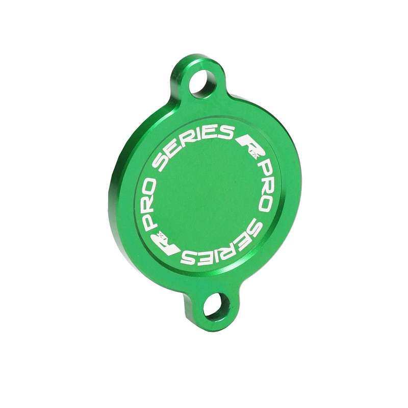 Tapa de filtro de aceite RFX Pro Series - verde para KAWASAKI KXF 450 de 2016 a 2018