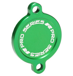 RFX Pro Series Oil Filter Cover - Green for KAWASAKI KX 450, KX 450 X, KXF 450 2019-2027