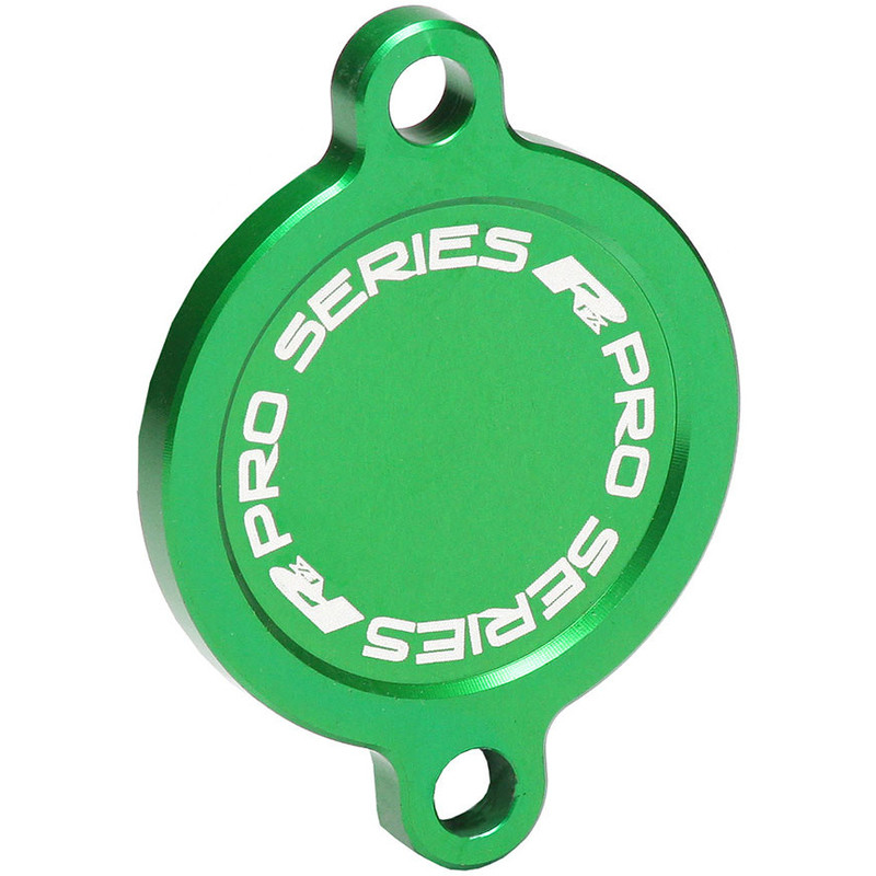 RFX Pro Series Oil Filter Cover - Green for KAWASAKI KX 450, KX 450 X, KXF 450 2019-2027