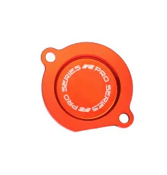 Couvercle de filtre à huile RFX Pro Series - orange pour KTM EXC 250, EXC 450, EXC 525, EXCF 250, SXF 250 de 2002 à 2013